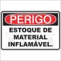   Estoque de material inﬂamável 